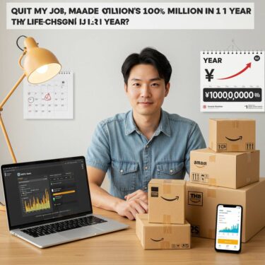 脱サラして1年で年商1億円！Amazon物販で人生を変えた私の戦略