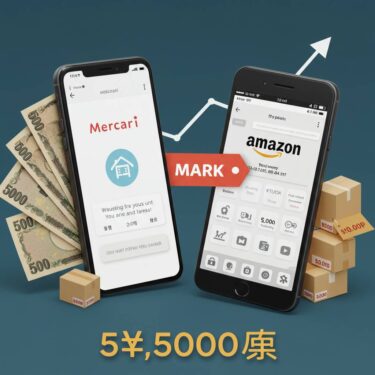 初心者必見！メルカリとAmazonで始める転売で月5万円稼ぐ方法